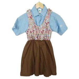 Vintage Girl Scout Uniform Size 10 Brownie Jumper